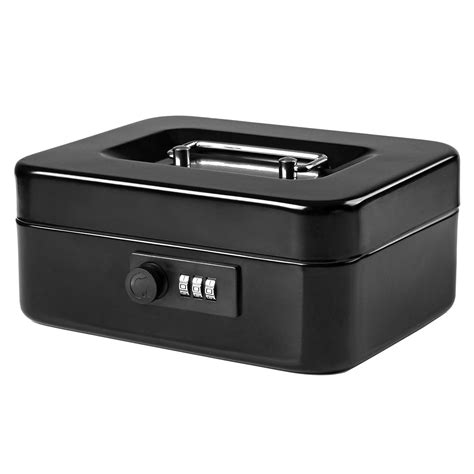 metal cash box with lock in india|cash boxes with combination lock.